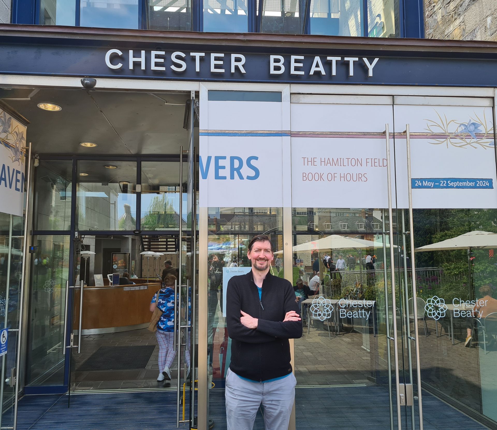 Christian Ziereis vor der Chester Beatty Libary Christian Ziereis vor der Chester Beatty Libary