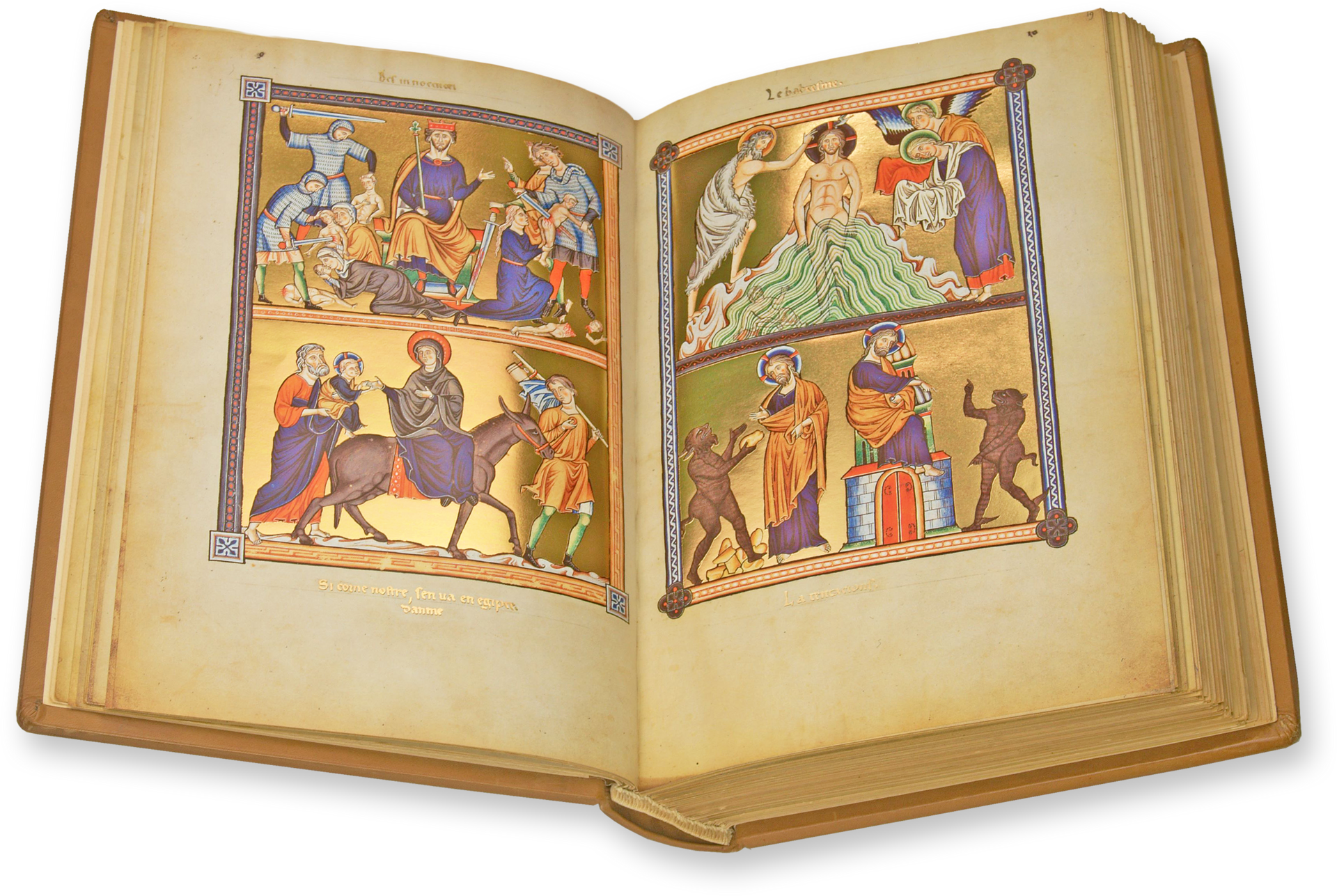 Ingeborg-Psalter Ein prachtvolles Hochzeitsgeschenk für die dänische Prinzessin Ingeborg, die 1193 König Philipp II. August von Frankreich heiratete. (Ingeborg-Psalter, Nordfrankreich — Um 1200)