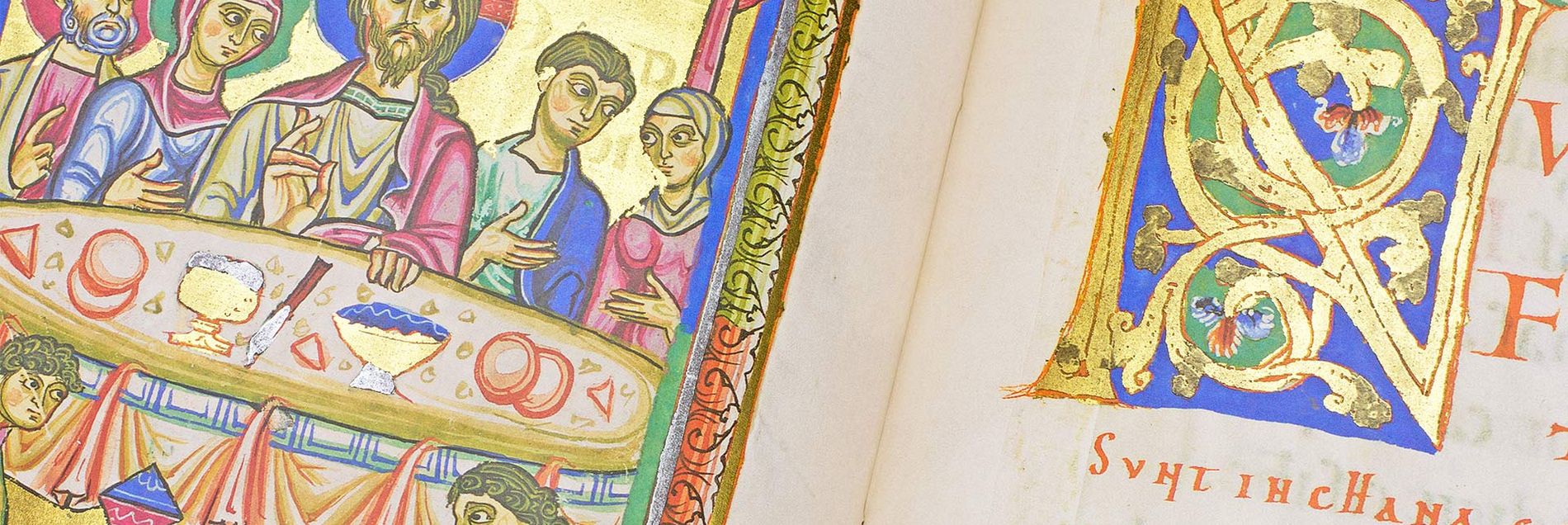 Unsere Empfehlung <i>"Die Evangelienhandschrift mit dem umfangreichsten Bildprogramm des Hochmittelalters"</i>