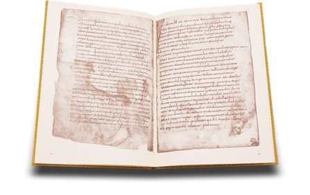 Fragment der Lorscher Annalen Faksimile