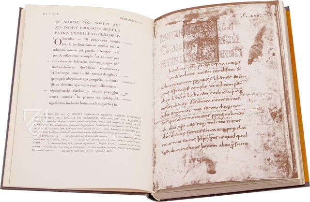 Benediktsregel aus St. Gallen – Eos-Verlag – Cod. Sang. 914 – Stiftsarchiv St. Gallen (St. Gallen, Schweiz)