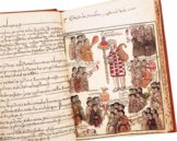 Codex aus Michoacán – Testimonio Compañía Editorial – Ç.IV.5 – Real Biblioteca del Monasterio de San Lorenzo de El Escorial (San Lorenzo de El Escorial, Spanien) Codex aus Michoacán – Testimonio Compañía Editorial – Ç.IV.5 – Real Biblioteca del Monasterio de San Lorenzo de El Escorial (San Lorenzo de El Escorial, Spanien)