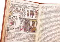 Codex aus Michoacán – Testimonio Compañía Editorial – Ç.IV.5 – Real Biblioteca del Monasterio de San Lorenzo de El Escorial (San Lorenzo de El Escorial, Spanien) Codex aus Michoacán – Testimonio Compañía Editorial – Ç.IV.5 – Real Biblioteca del Monasterio de San Lorenzo de El Escorial (San Lorenzo de El Escorial, Spanien)