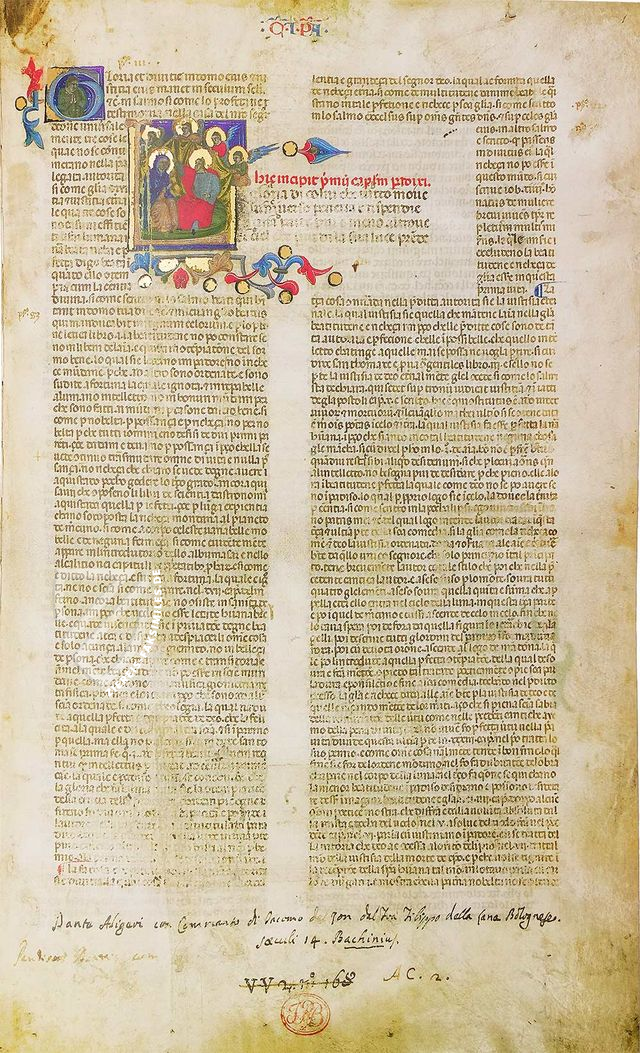 Dante Alighieri - Göttliche Komödie - Codex Riccardiano-Braidense – Salerno Editrice – Ms. 1005|Ms. AG XII 2 – Biblioteca Nazionale Braidense (Mailand, Italien) / Biblioteca Riccardiana (Florenz, Italien)