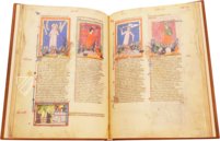 Heilsspiegel mit Bildern aus dem Leben des Heiligen Franziskus – Istituto dell'Enciclopedia Italiana - Treccani – MS Rossi 17 (55.K.2) – Biblioteca dell'Accademia Nazionale dei Lincei e Corsiniana (Rom, Italien)