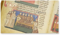 Legenda Maior von San Buenaventura – Ars Magna – Archivo del Convento Franciscano Cardenal Cisneros (Madrid, Spanien) Legenda Maior von San Buenaventura – Ars Magna – Archivo del Convento Franciscano Cardenal Cisneros (Madrid, Spanien)