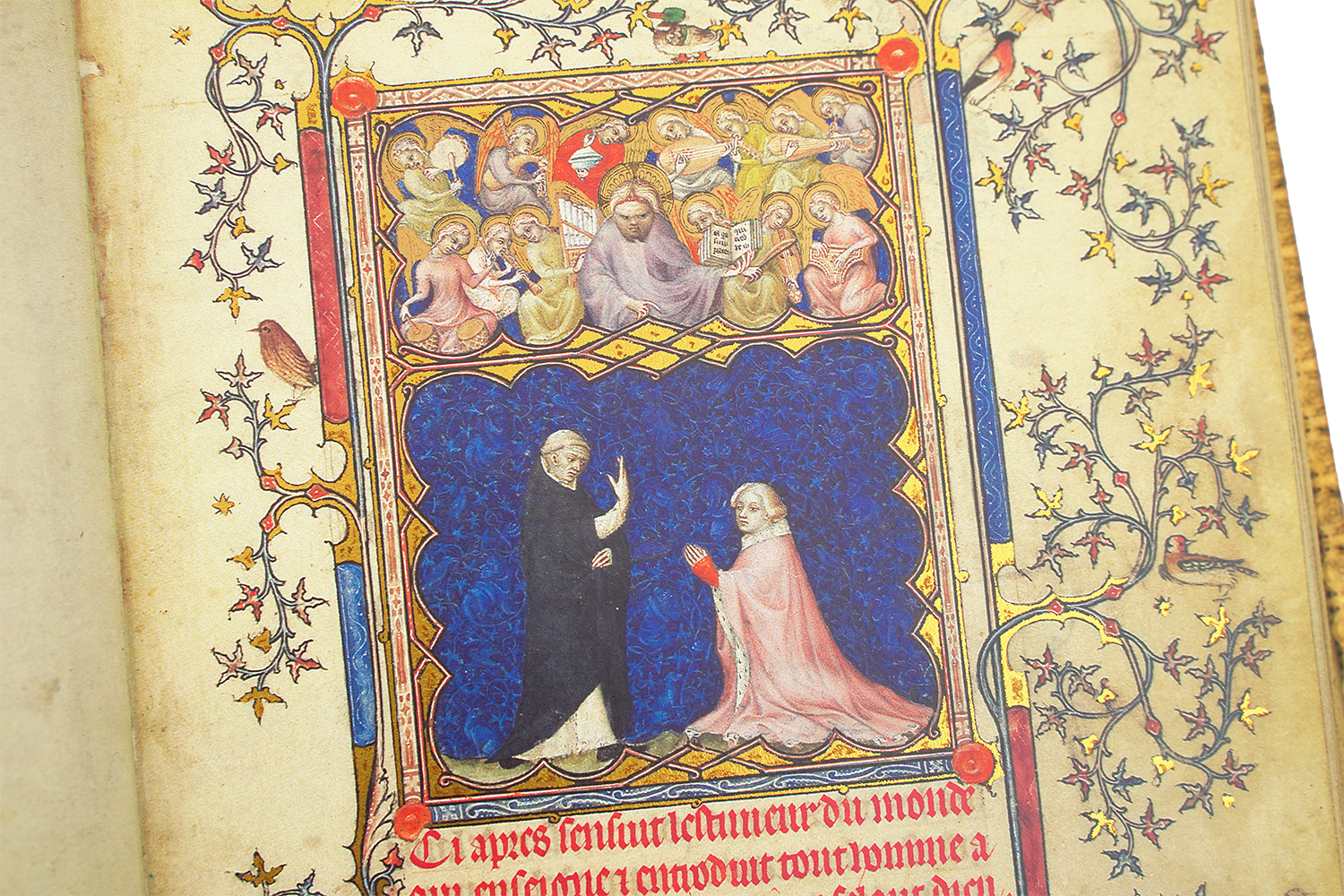 Ein Kunstwerk entstanden während des Hundertjährigen Krieges (Les Petites Heures du Duc de Berry, Paris (Frankreich) — 1372–1390) Ein Kunstwerk entstanden während des Hundertjährigen Krieges (Les Petites Heures du Duc de Berry, Paris (Frankreich) — 1372–1390)