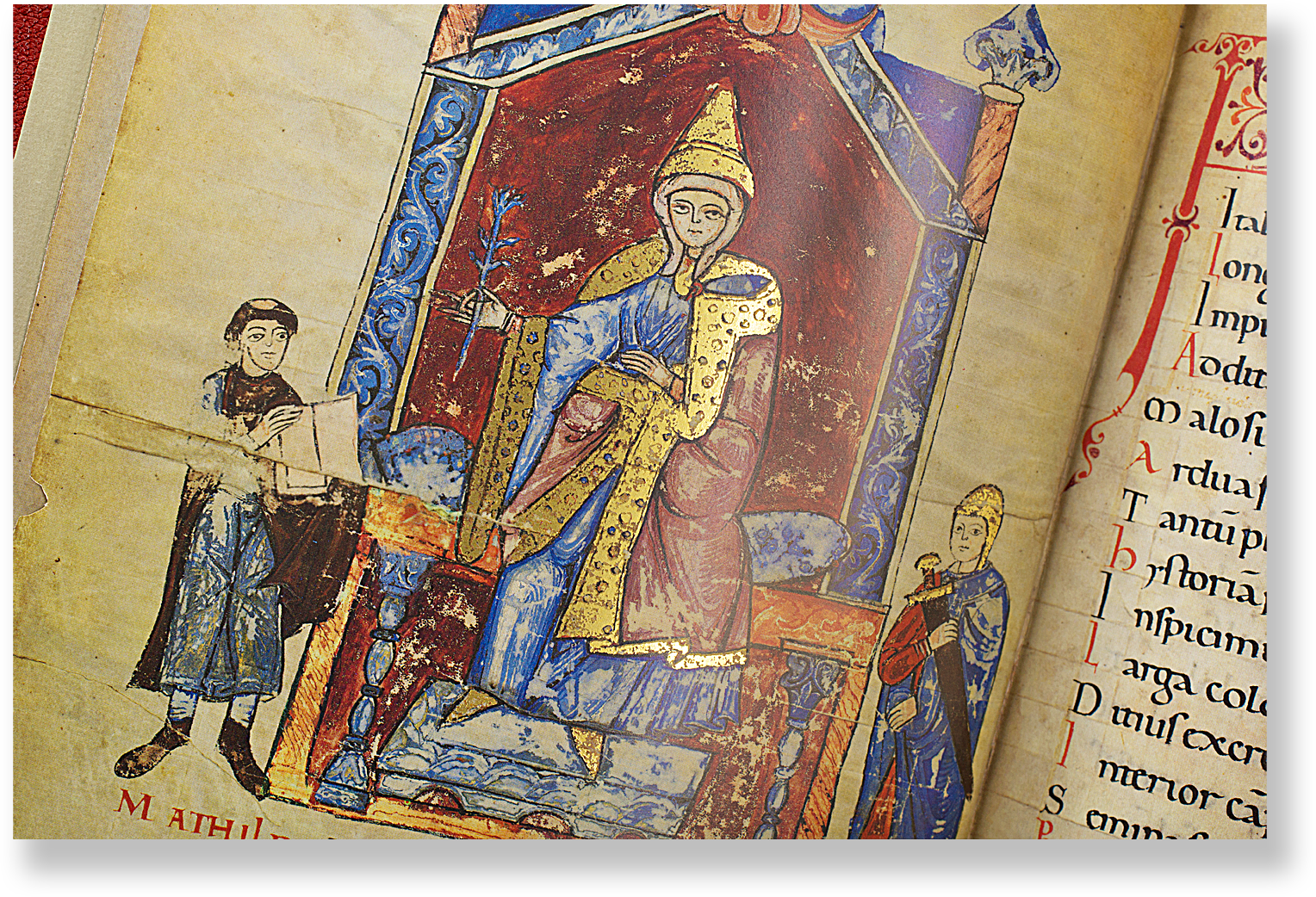 Vita der Mathilde von Canossa Barbarossas Niederlage in der Schlacht von Legnano führte auch dazu, dass er die sog. mathildischen Güter, das Erbe Mathildas von Canossa, zunächst an den Papst abtreten musste. Im Frieden von Venedig konnte Friedrich jedoch ein 15-jähriges Nutzungsrecht verhandeln, was wiederum nur eine temporäre Beruhigung um den Zankapfel bedeutete. (Vita der Mathilde von Canossa, Kloster von Saint Apollonius in Canossa (Italien) — 1115)